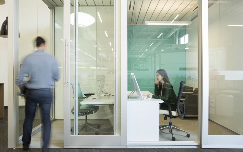 Woman working in office